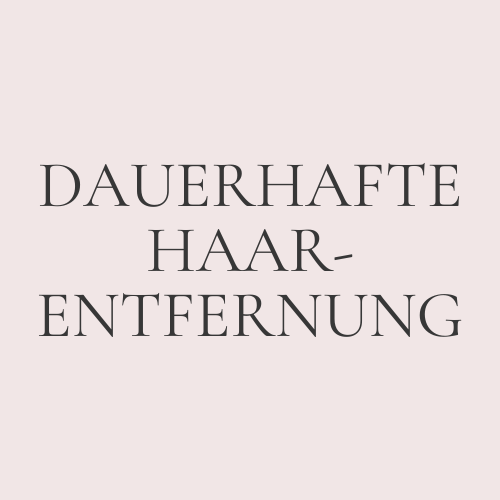 Dauerhafte Haarentfernung